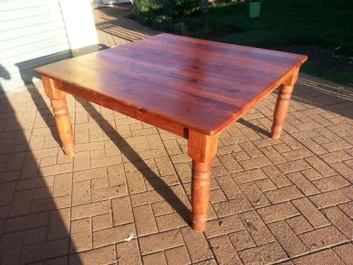 Solid Imbuia Wood Table