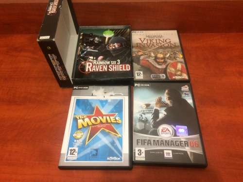 PC Games with 3 x Additional DVD'S