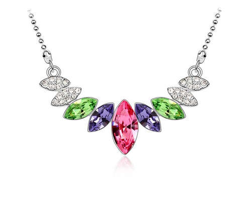 LOCAL STOCK MADE WITH SWAROVSKI ELEMENTS CRYSTAL STYLE NECKLACE