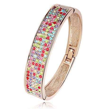 LOCAL STOCK FASHION AUSTRIA CRYSTAL STYLE COLORFUL BRACELET