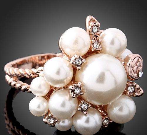 Fashion 18K White GP Ring Use Multicolour Swarovski Austrian Crystal&Zircon Full Size in stock