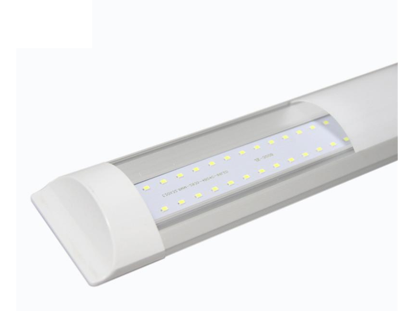 1X 60cm Clear LED Batten Ceiling Light - 18Watt