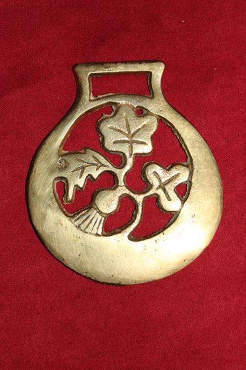 Antique English Horse Brass - Unity Design - Circa 1900's