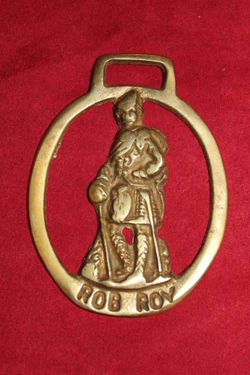 Antique English Horse Brass - Rob Roy - Circa 1900's