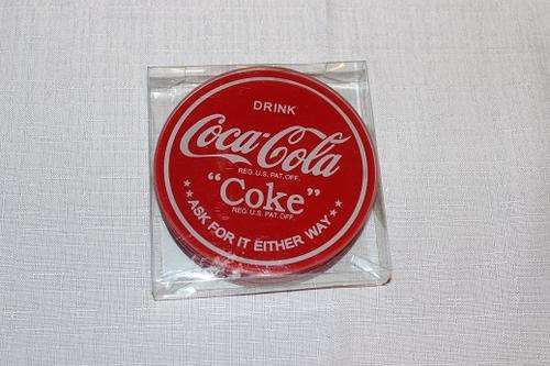 Coke - Coca-Cola - Glass Coasters, Set of Four