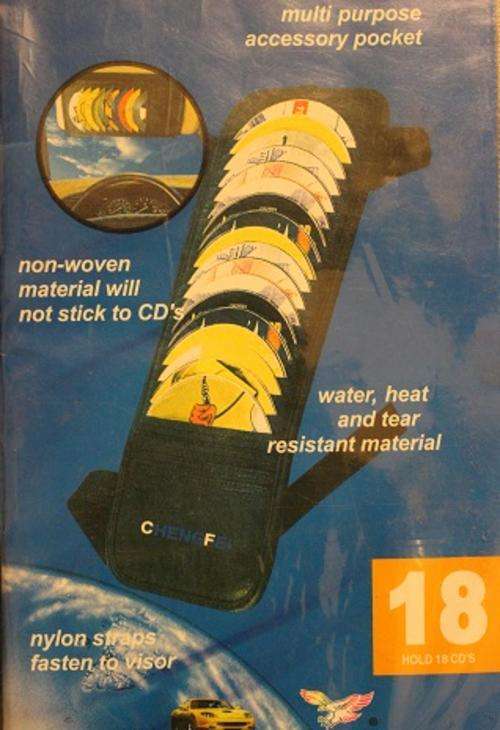 Visor CD Arrangement - Holds 18 CD's