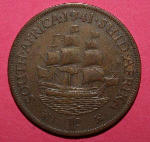 1941, Copper Penny - King George VI Series