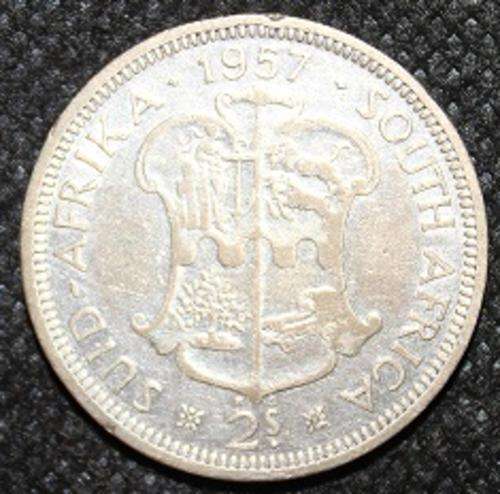 1957, Silver, 2 Shillings - Elizabeth II