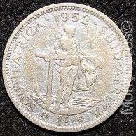 1952, Silver Shilling, George VI Series