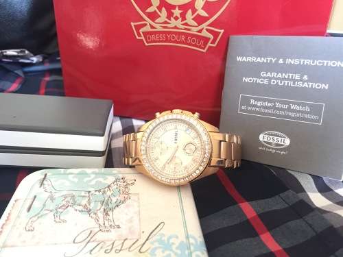 Fossil Women's  Original Decker ES3352 Rose-Gold Stainless-Steel Quartz Watch