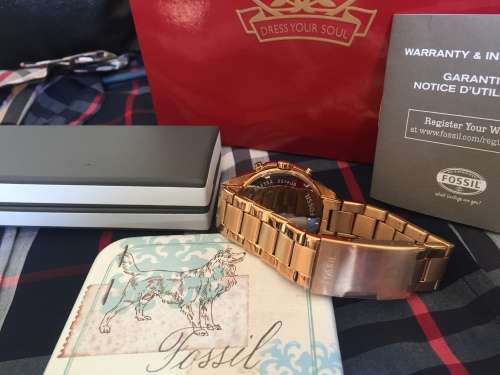 Fossil Women's  Original Decker ES3352 Rose-Gold Stainless-Steel Quartz Watch