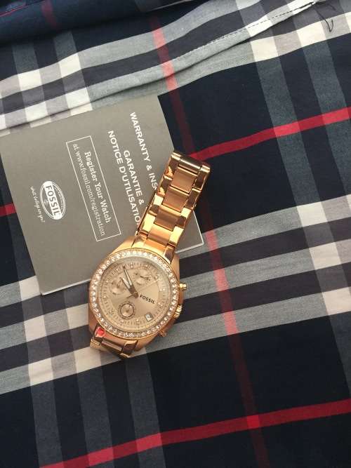 Fossil Women's  Original Decker ES3352 Rose-Gold Stainless-Steel Quartz Watch