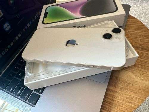 iPhone 14 Plus  (128GB) White +box & accessories. Excellent Condition*OPEN TO ALL NETWORKS*