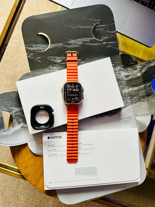 Apple Watch Ultra Gen 2 (49mm) Excellent Condition , 64GB + box, charger & accessories.