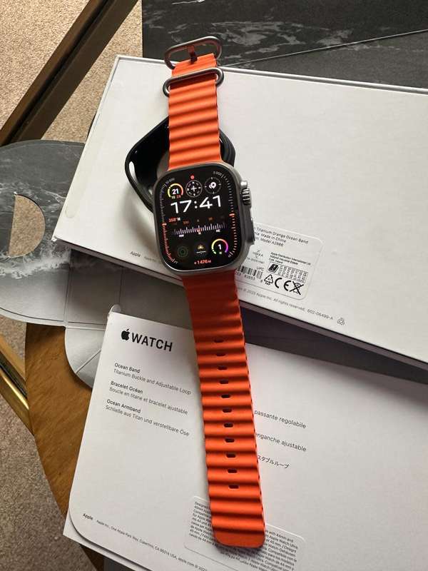 Apple Watch Ultra Gen 2 (49mm) Excellent Condition , 64GB + box, charger & accessories.