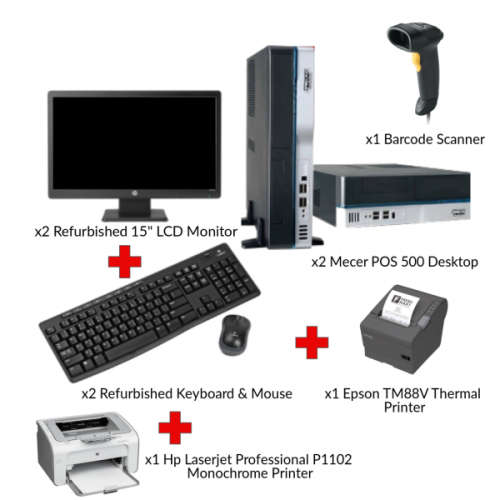Mecer POS 500 Desktop POS Bundle