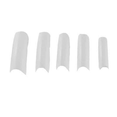 100 WHITE FRENCH FALSE ACRYLIC NAIL ART TIPS GEL MAKEUP