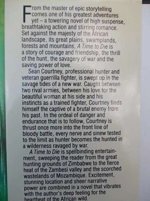 A TIME TO DIE - Wilbur Smith