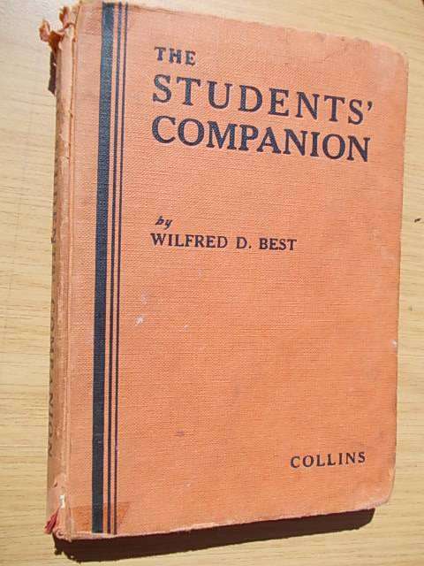 THE STUDENTS' COMPANION by Wilfred D. Best