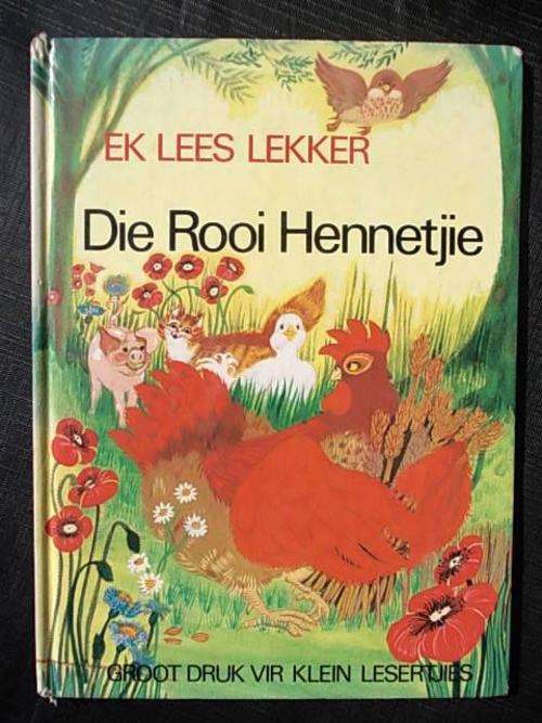 Ek lees lekker DIE ROOI HENNETJIE - Groot Druk
