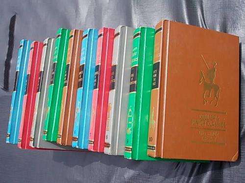 COLLIER'S JUNIOR CLASSICS - Set of 10 books