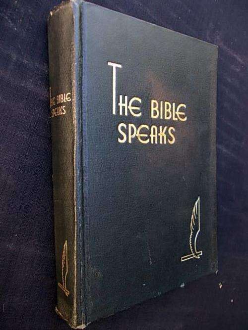 THE BIBLE SPEAKS - W.L. Emmerson
