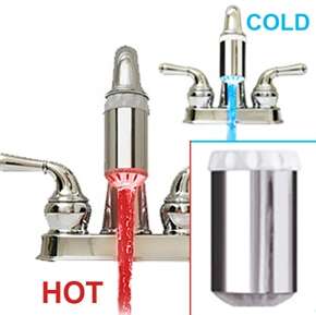 Hot and cold water colour changing faucet (NO RESERVE) R1 auction!