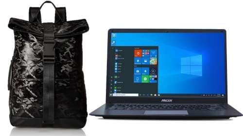 **BARGAIN BUY** MECER MYLIFE 14 Z140C-ULTRA WINDOWS 10 NOTEBOOK  MATTE BLACK +BAG