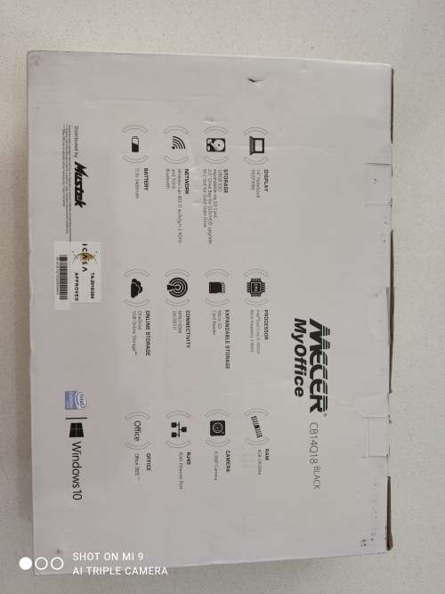 **Bargain Buy** -Fussy power port- Mecer MyOffice CB14Q18 i3 4GB 128GB SATA III SSD 14 Notebook