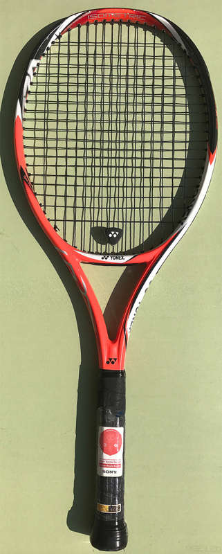 YONEX Second Hand Tennis Racquet MATERIAL : HM GRAPHITE+BLACK MICRO CORE+NANOMETRIC VCORE Si 100.