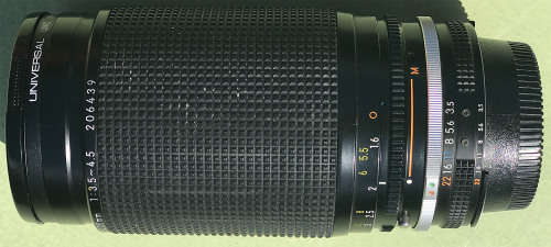 Zoom-Nikkor 35-200mm 1 3.5-4.5 nr 206439.(A-1)