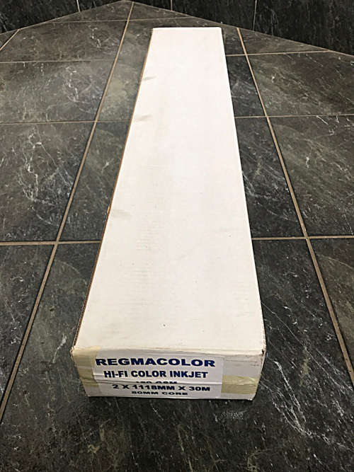 Printing Paper REGMACOLOR  180GSM 2x1119mm x 30m 50mm core