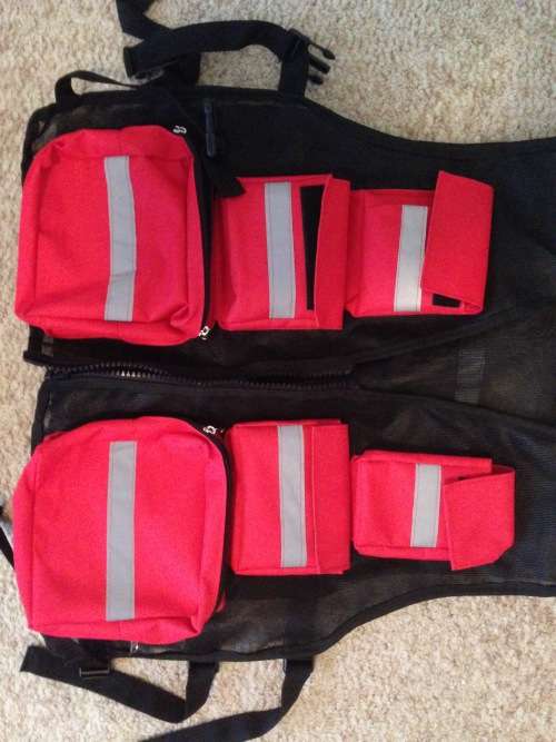 Reflective MVA (Motor Vehicle Accident) Jacket w/ pouches!