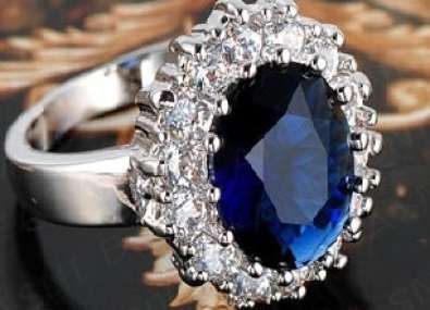 Silver Plated "British Princess Ring"