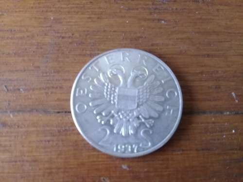 1937 Austria 2 Schilling St. Karl Church