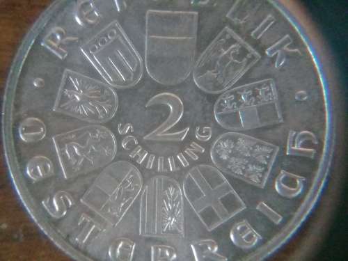 1933 Austria 2 Schilling Ignaz Seipel
