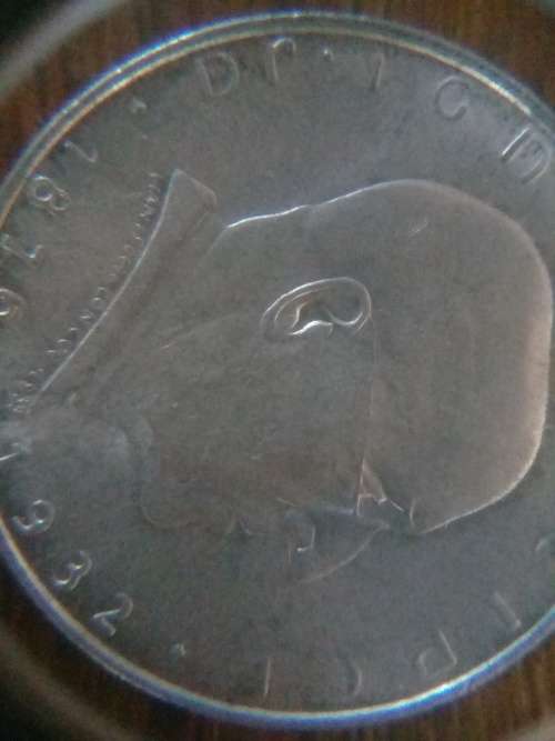 1933 Austria 2 Schilling Ignaz Seipel