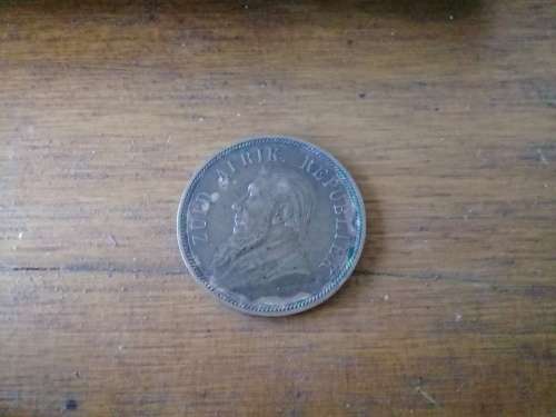 Paul Kruger ZAR : 1898 1 Penny, as per image