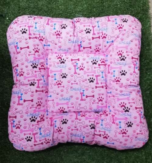 Dog donut bed small pink