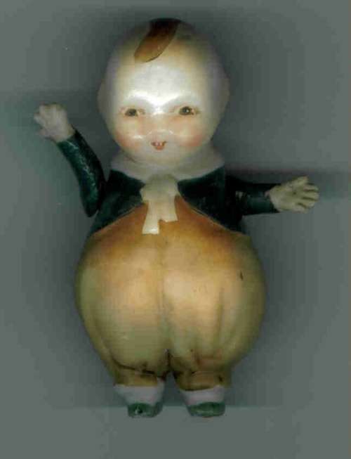 1920 Vintage Miniature Bisque Doll