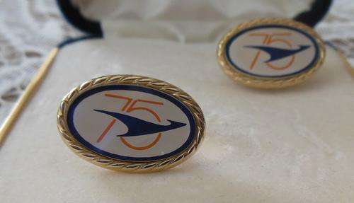 South African Airways 75 Year Celebration Cuff Links