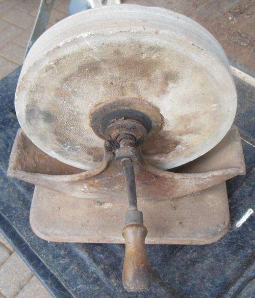 Vintage, Emery Wheel used to Sharpen Knives.