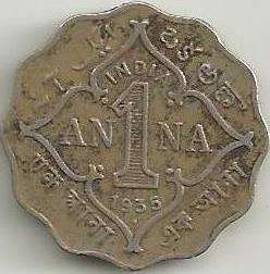 1935  India-British 1 Annas