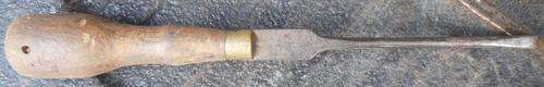 Very Old Wood Handle Screwdriver
