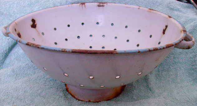 Enamel Colander