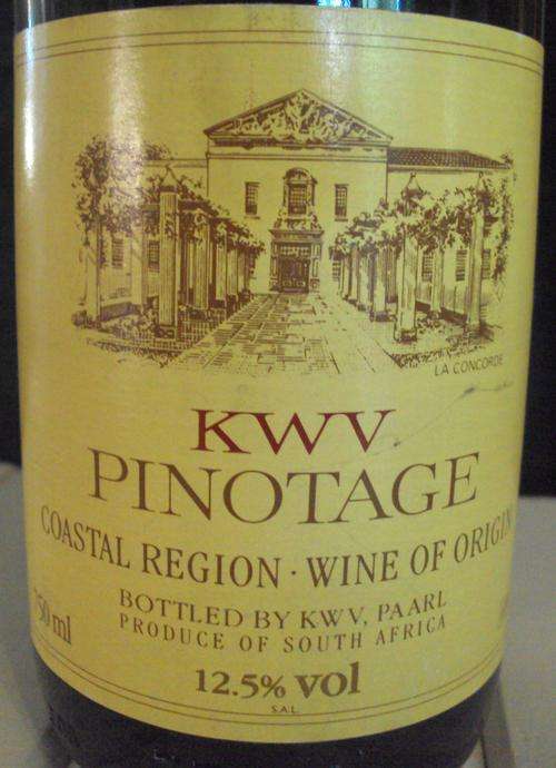 Wine lovers bargain  1991 KWV Pinotage