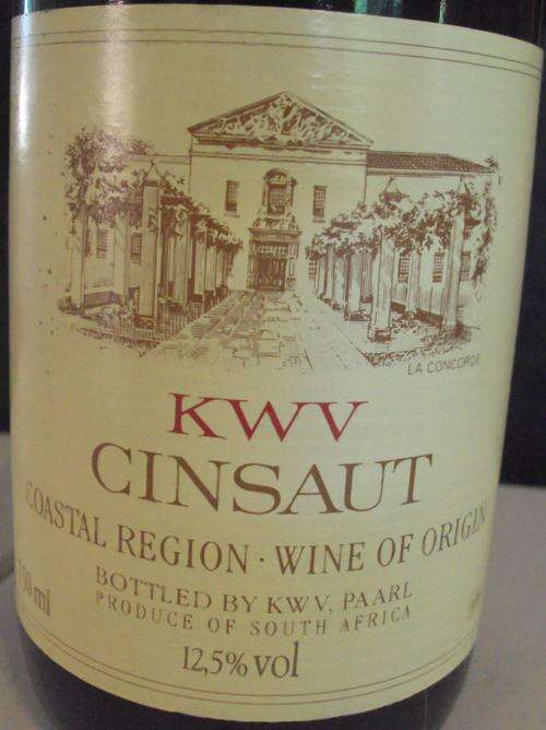 Wine lovers bargain  1991 KWV Cinsaut