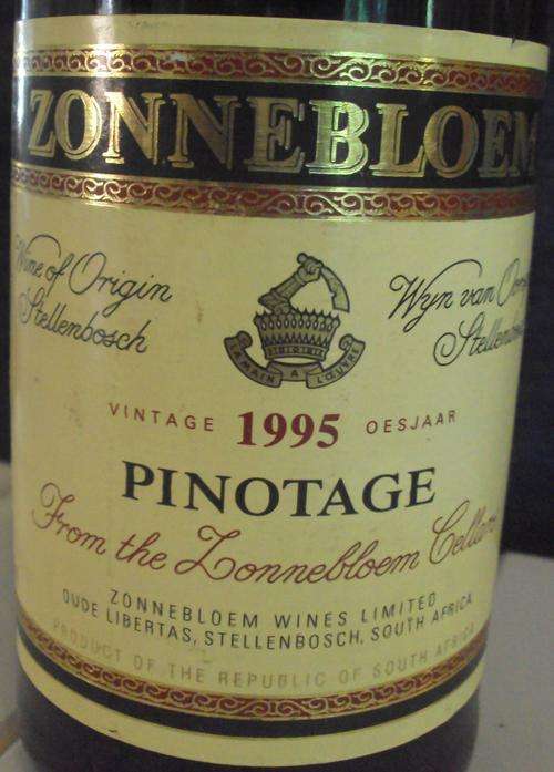 Wine Lovers Bargain 1995 Zonneblom Pinotage
