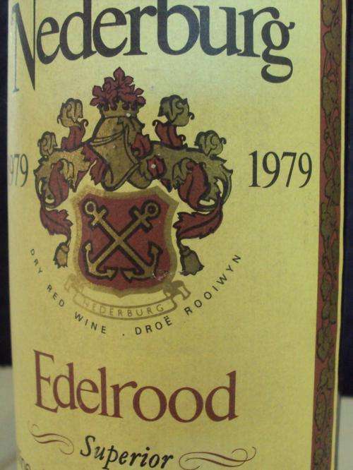 Wine Lovers Bargain 1979 Nederberg Edelrood
