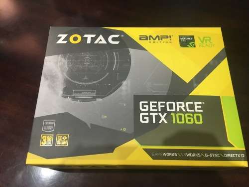 Zotac GeForce GTX1060 AMP! Edition 3GB 192bit GDDR5
